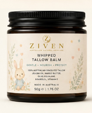 ZIVEN Baby Whipped Tallow Balm- Unscented (50g)