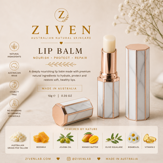 ZIVEN Lip Balm – Nourishing Care-Unscented (10g)